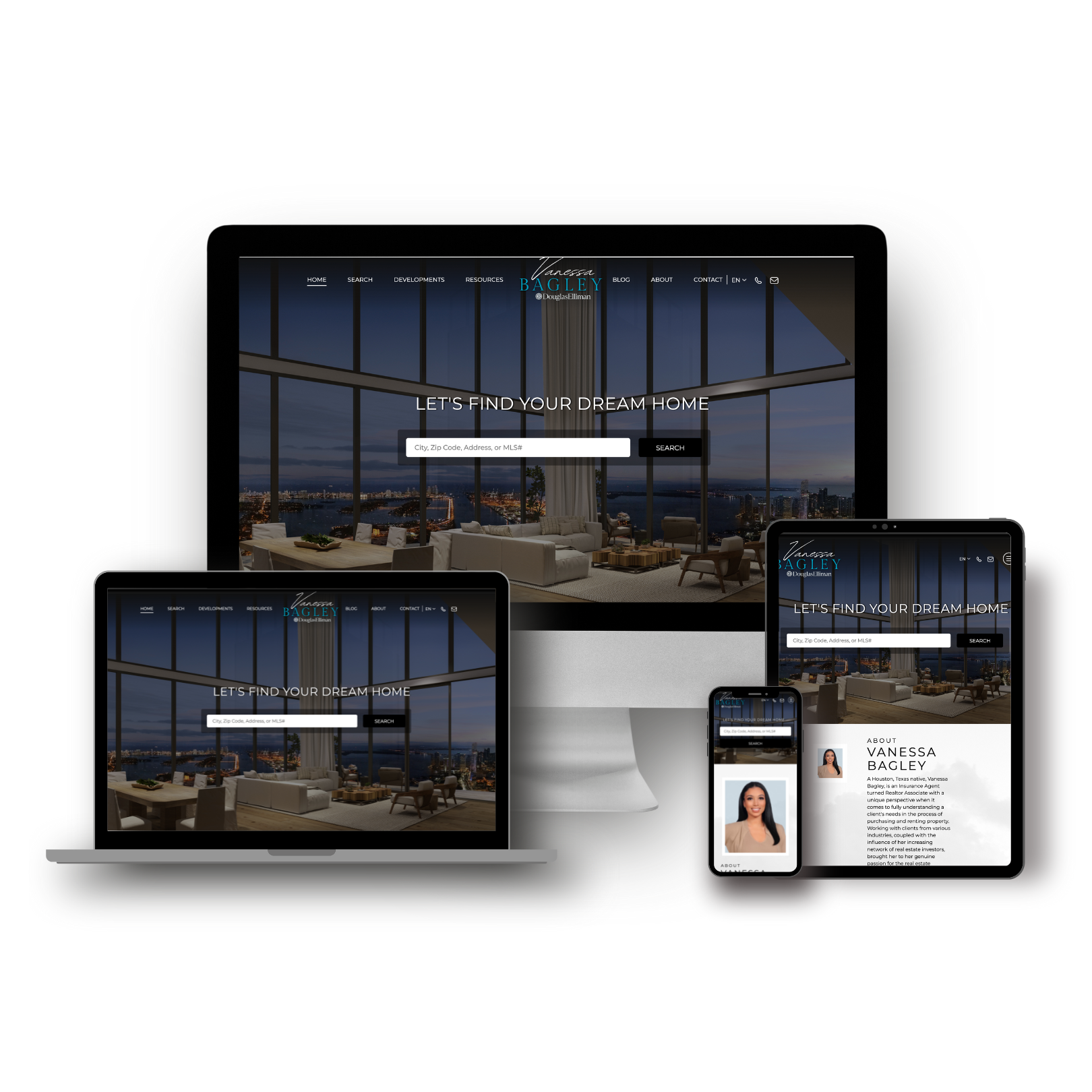 Custom Real Estate Websites Design For Realtors DPI Showcase Websites