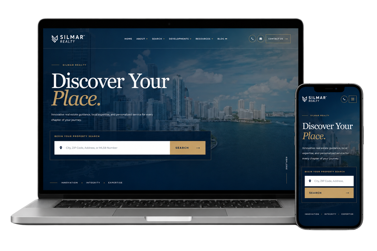 IDX Website Dashboard Preview